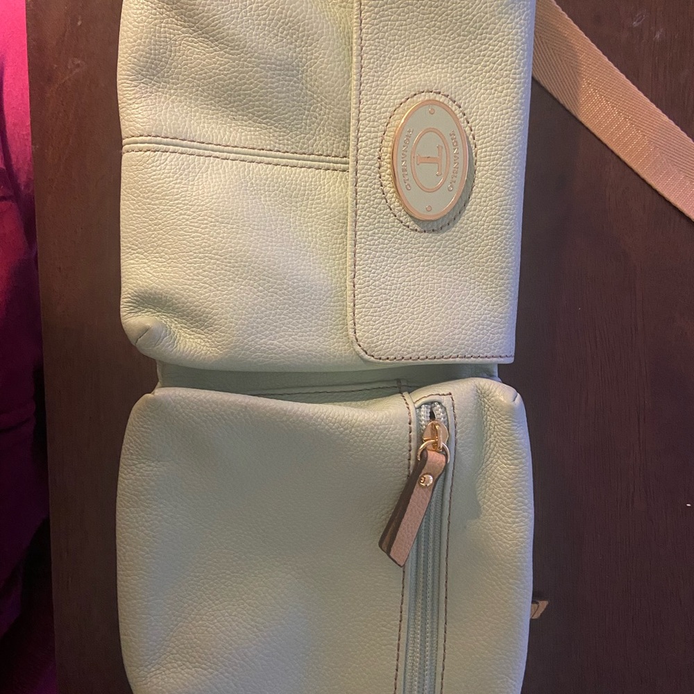 Tignanello Cream Crossbody Bag
